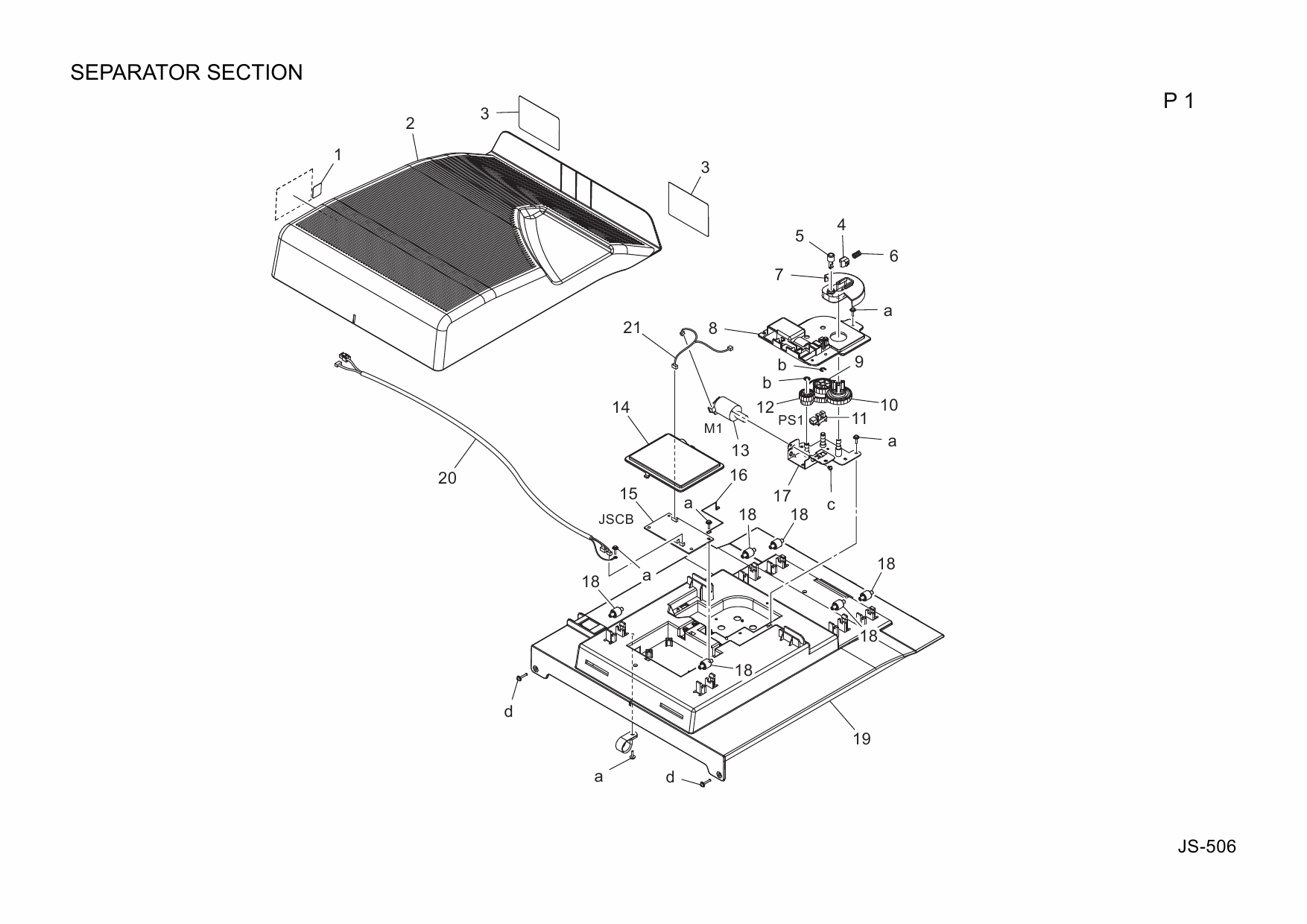 Konica-Minolta Options JS-506 A2YV Parts Manual-3